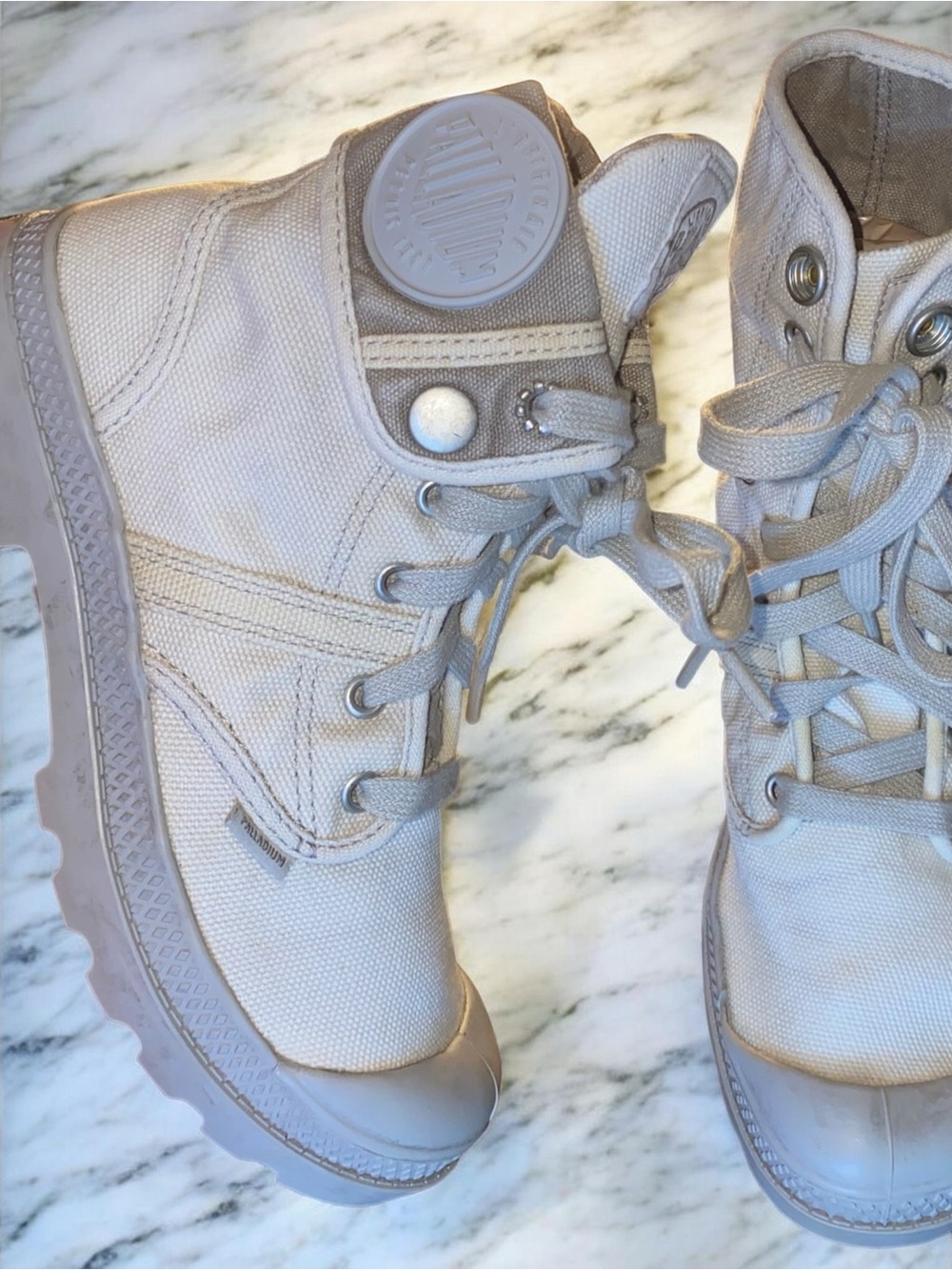 Palladium Baggy Canvas Boots sz 6